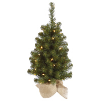 Vickerman Felton Pine Tabletop Artificial Christmas Tree