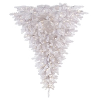 Vickerman 6' x 61"  White Upside Down Artificial Christmas Tree