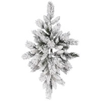 Vickerman Flocked Snow Ridge Artificial Christmas Swag