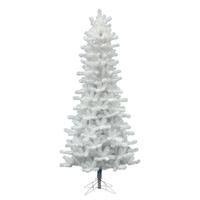 Vickerman Crystal White Pine Slim Artificial Christmas Tree