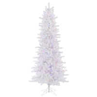 Vickerman Crystal White Pine Slim Artificial Christmas Tree