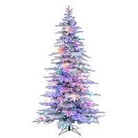 Vickerman Flocked Winter Fir Artificial Christmas Tree