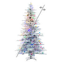 Vickerman Flocked Glacier Pine Artificial Christmas Tree