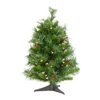 Vickerman Cheyenne Pine Artificial Tabletop Tree