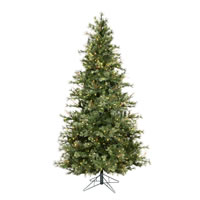 Vickerman Slim Mixed Country Pine Artificial Christmas Tree