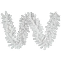 Vickerman Artificial Crystal White Garland