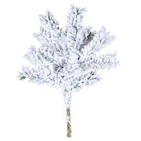 Vickerman Flocked Alaskan Pine Artificial Christmas Spray