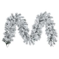 Vickerman Artificial Flocked Alaskan Garland
