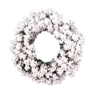 Vickerman Artificial Flocked Alaskan Wreath