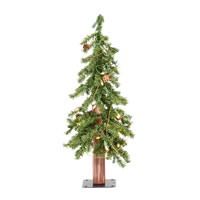 Vickerman Artificial Alpine Tree with Pine Cones & Vine