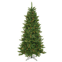 Vickerman Camdon Fir Slim Artificial Christmas Tree