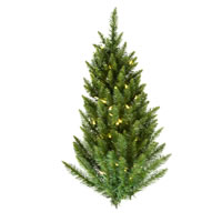 Vickerman Camdon Fir Artificial Wall Tree