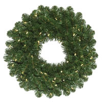 Vickerman Oregon Fir Wreath with  Battery operated LED Lights
