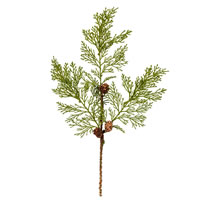 Vickerman Cedar Pinecone Artificial Christmas Spray