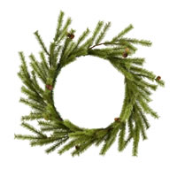 30" Vernon Pine Wreath 122Tips
