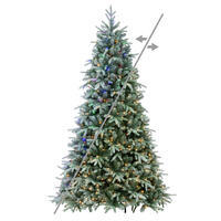 Vickerman Frosted Albany Spruce Artificial Christmas Tree