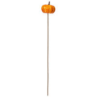 Vickerman Orange Pumpkin Stick