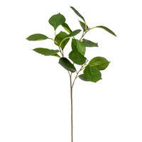 26" Green Hydrangea Leaf Spray 2/Bag