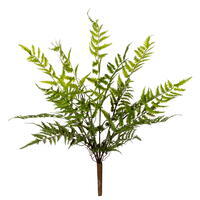 25" Green Bracken Fern Bush UV 2/Bag