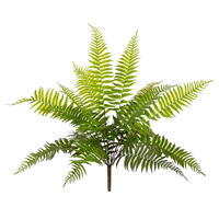 28" Green Persian Fern Bush UV