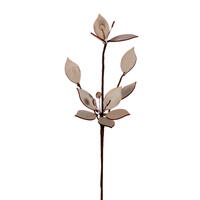 18" Natural Wood Poinsettia Spray 4/bag