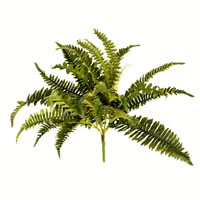 Vickerman Artificial Green Boston Fern Bush