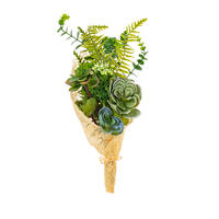 21" Green Succulent Bouquet
