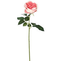 Vickerman Artificial Open Rose Stem