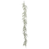 6' Green Fairhill Leaf Garland