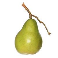 90MM Polystyrene Pear 6/pk