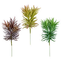 8" Green/Gray/Purple Succulent Asst 3/pk
