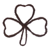 Vickerman 24"H x 24"W Shamrock Outline Wreath