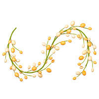 Vickerman Artificial Orange/Ivory Easter Eggs Series