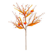 Vickerman Orange Fall Artificial Lantern, Berry, and Husk Spray, 2/bag
