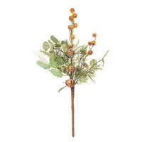 Vickerman Winter Cedar, Pinecone, Eucalyptus, and Brown Jingle Bell Collection