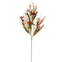 Vickerman Brown and Cream Artificial Carnation and Chinese Lantern Collection