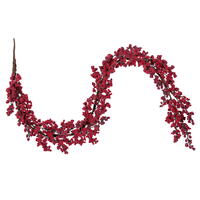 Vickerman Red Ice Berry Garland