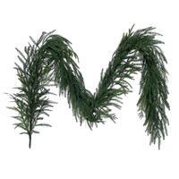 6' Green Soft Norfolk Pine Mix Garland