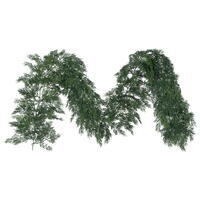 6' Green Soft Cypress Garland