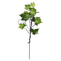 40" Green Plantanus Leaf Spray