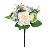 16" Mixed Hydrangea Rose Bush