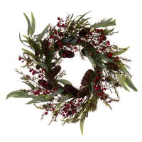 22" Green Leaf Wreath