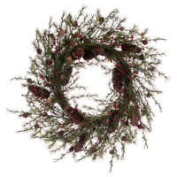 22" Green Leaf Wreath