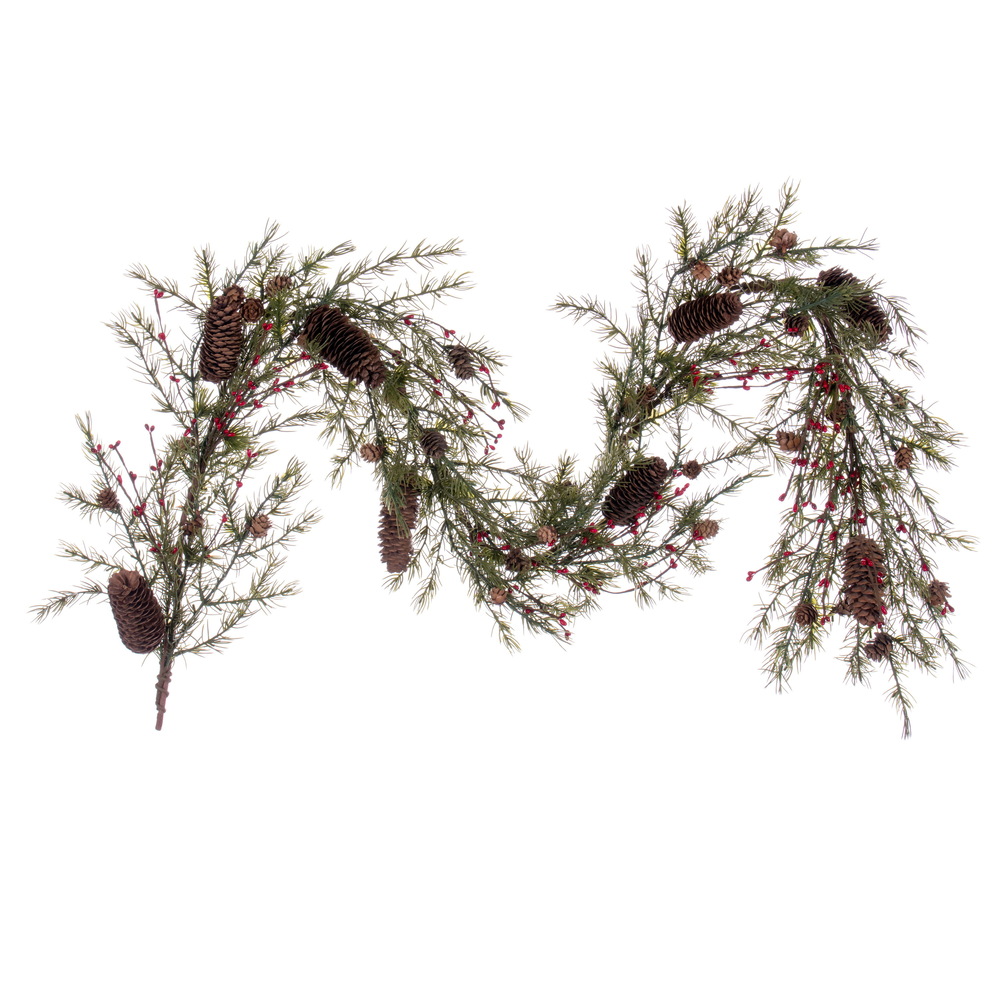 5' Green Leaf Garland