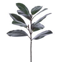 Vickerman Artificial Green Magnolia Leaf Spray