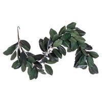 Vickerman Artificial Green Magnolia Leaf Garland