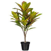 Vickerman Artificial Croton Potted Plant