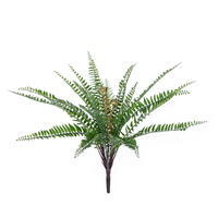 18" Green Boston Fern Bush UV 2/bag