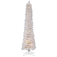 Vickerman White Pole Artificial Series Christmas Tree