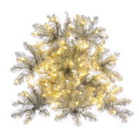 Vickerman Artificial Champagne Slim Grand Teton Frame Tree